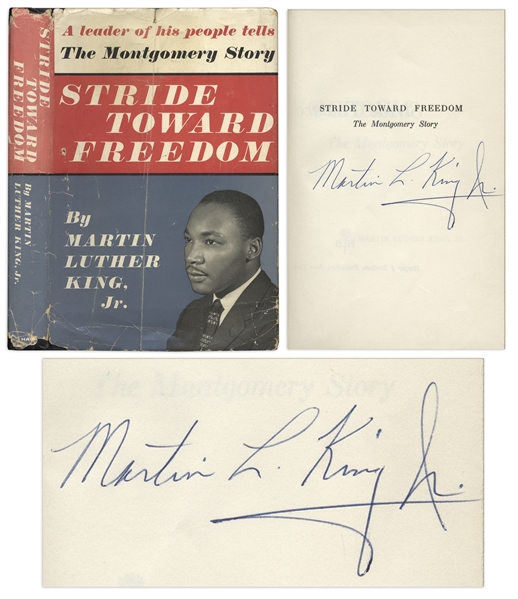 Martin Luther King, Jr. Signed First Edition of ''Stride Toward Freedom'' -- Uninscribed