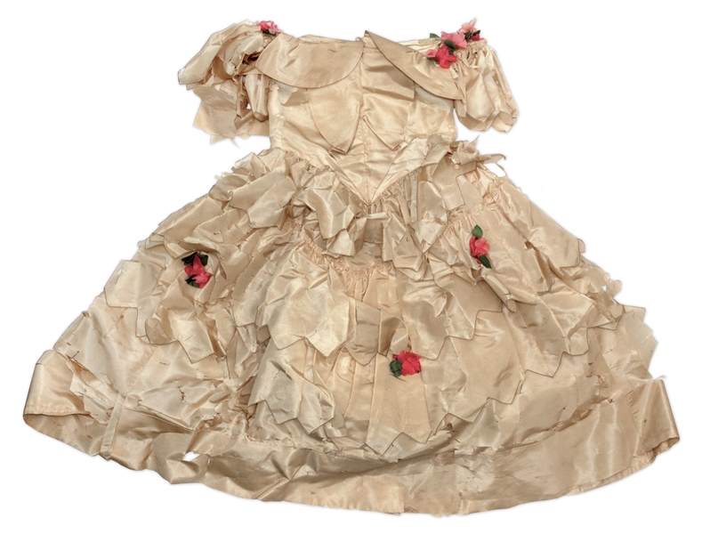 Iconic Silk Taffeta Dress and Bonnet Screen-Worn by Shirley Temple in ''The Little Colonel''