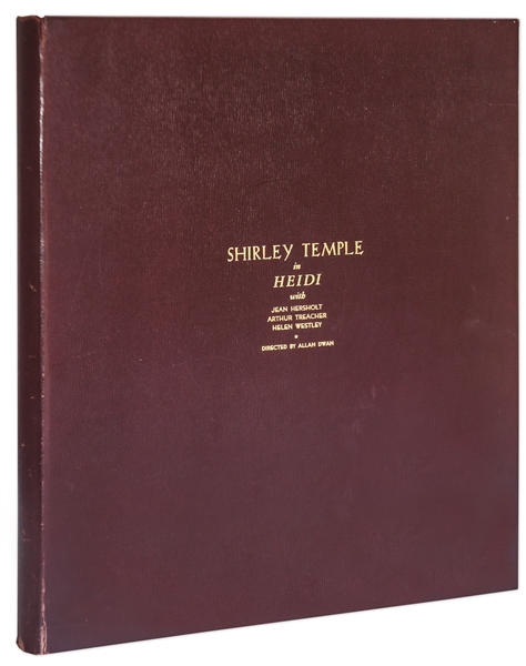 Shirley Temple's Personal Album of Portrait Photographs of Herself by George Hurrell From the 1937 Film ''Heidi''