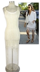Kourtney Kardashian Owned White Dress & Slip