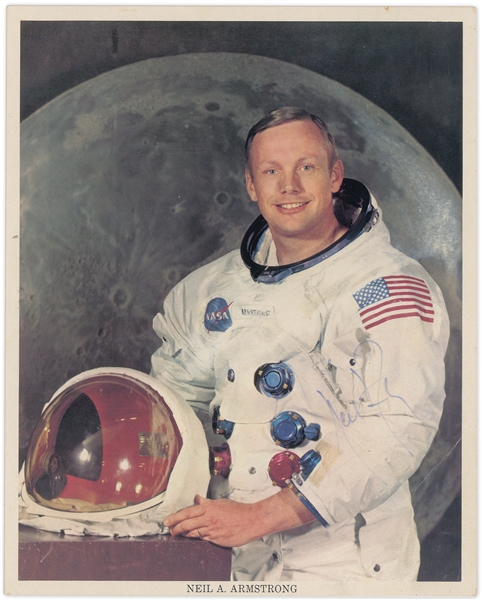 Neil Armstrong Signed 8'' x 10'' Photo