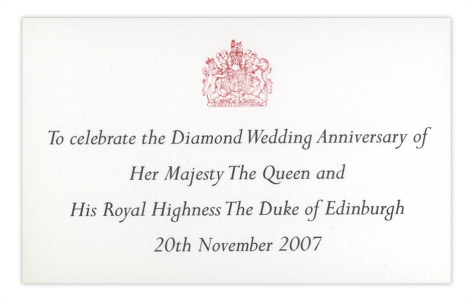 Queen Elizabeth 60th Anniversary Wedding Cake Slice