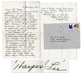 Harper Lee Autograph Letter Signed -- ...tell me where the white trash is these days. Like everybody else I know with two dimes and a trailer, theyve gone to Florida!...