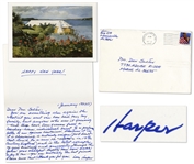 Affectionate Harper Lee Autograph Letter Twice-Signed -- Written on New Years Day to a Longtime Admirer -- ...you are certainly the best friend I have never met!...