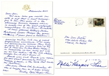 Harper Lee Autograph Letter Twice-Signed -- Mentioning Renowned Alabama Journalist Kathryn Tucker Windham -- ...I so enjoy her reminisces because they ring as clear as an evening bell...