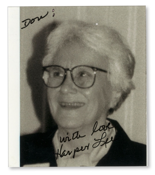 Harper Lee Autograph Letter Signed -- ''...Please don't put this on the internet or anything -- I'd dread for it to bring more mail!...'' -- Also Includes a Signed Photo of Lee