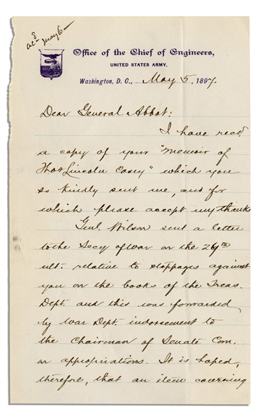 George W. Goethals Autograph Letter Signed -- Goethals Is Widely Admired for His Supervision of the Panama Canal Construction