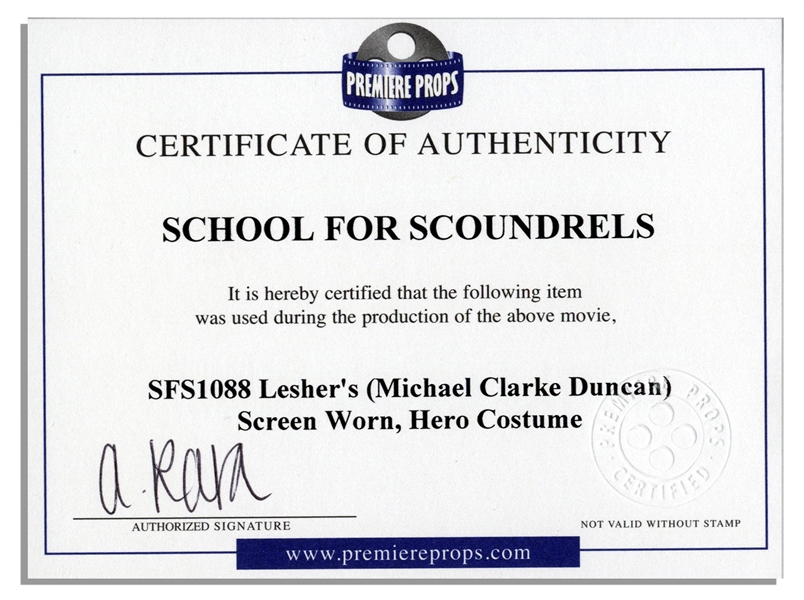 Michael Clarke Duncan Screen-Worn Wardrobe From ''School For Scoundrels''