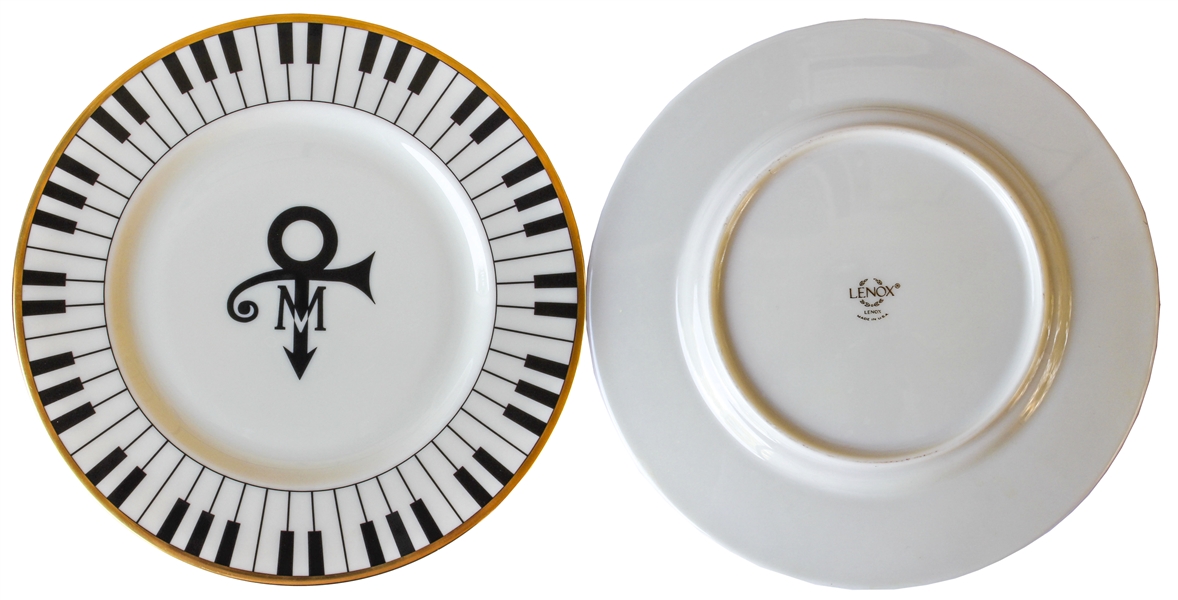 50 Piece Set of China From Prince's Wedding -- Featuring Prince's Love Symbol