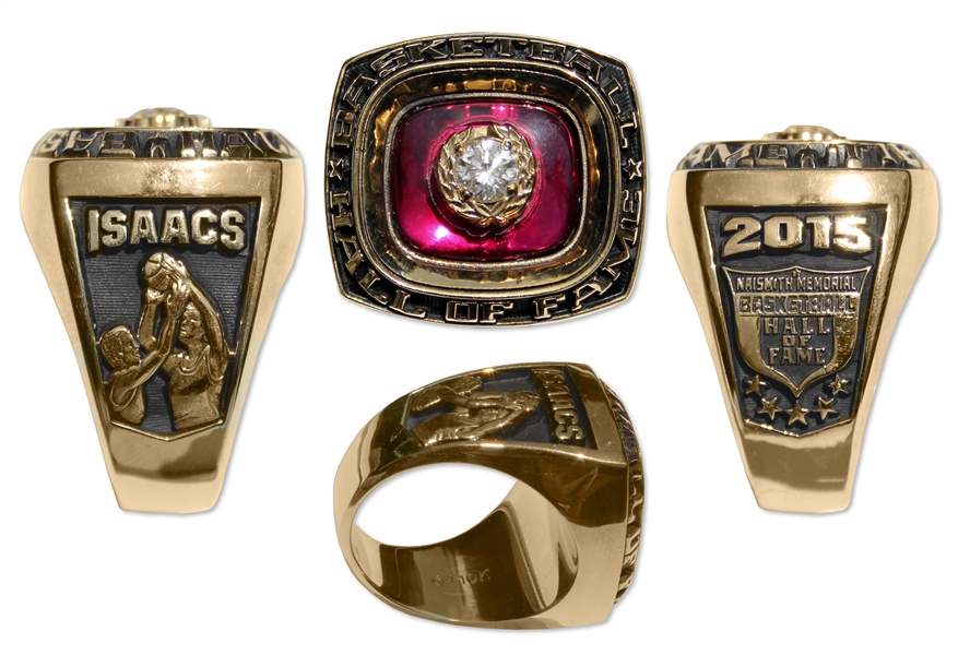 John Isaacs Basketball Hall of Fame Ring -- Legendary Player for the New York Renaissance When They Won the Very First World Professional Basketball Tournament in 1939