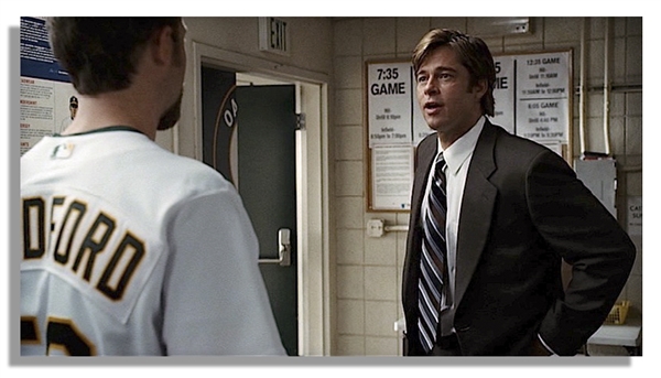 Brad Pitt Shirt & Tie From ''Moneyball''