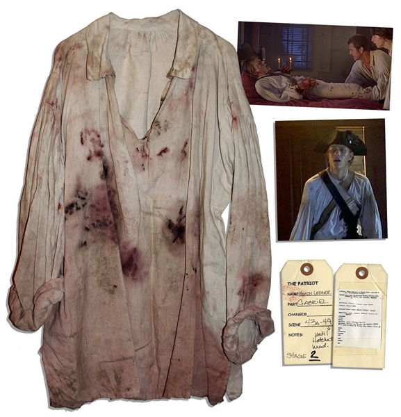 Heath Ledger Custom-Made Bloody Shirt From ''The Patriot''