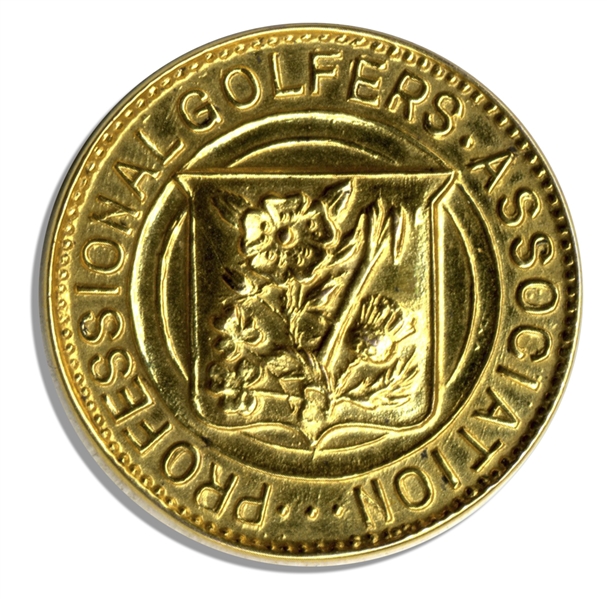 PGA Braid Taylor Memorial Medal From 1986 -- Awarded to Gordon J. Brand -- One of the Most Prestigious PGA Awards, Given to the Highest Finishing PGA Member of the British Open