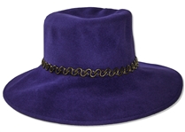 Alicia Keys Worn Purple Hat -- With a COA From Keys