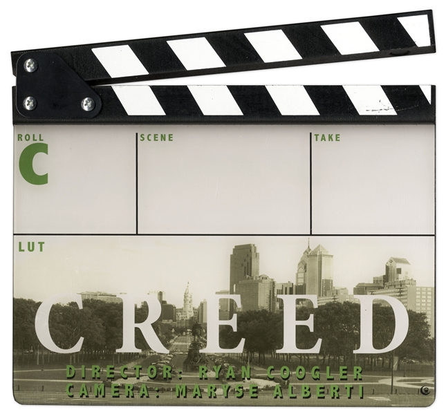 ''Creed'' Clapperboard Piece -- With COA From MGM