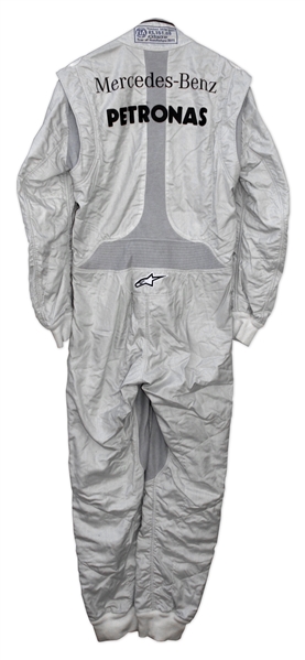 Michael Schumacher Worn Racing Suit From the 2011 Turkish Formula One Grand Prix