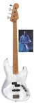 INXS Extremely Rare Custom-Made Fender Guitar With Plexiglas Body -- Used by Bassist Garry Beers Live During X Tour in 1990s -- With LOA From Garry Beers