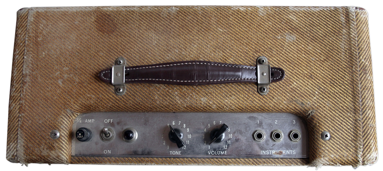 INXS Fender Harvard Amplifier Used on Many INXS & Personal Recordings -- With LOA From Bassist Garry Beers