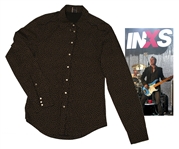 INXS Bass Player Garry Beers Stage-Worn Gaultier Star Print Shirt -- With LOA From Garry Beers