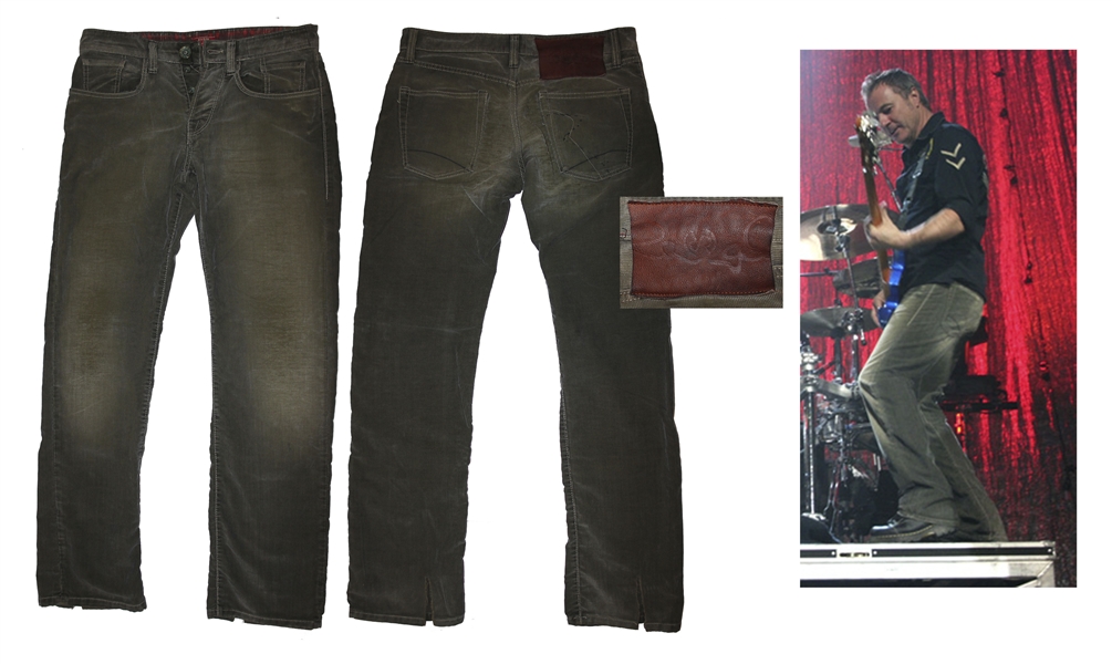 INXS Pants Stage-Worn by Bass Player Garry Beers -- With LOA From Garry Beers