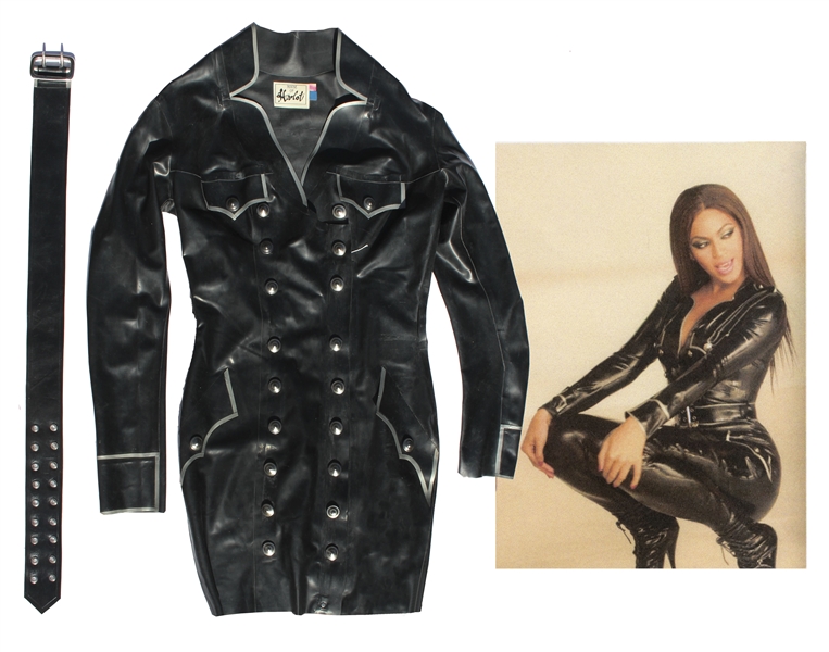 Beyonce Latex Outfit Worn During ''Greenlight'' Music Video -- With LOA & Photo From Designer