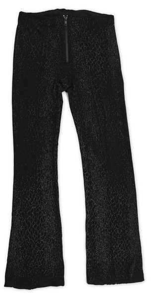 Prince Worn Black Glitter Outfit -- Worn at the 1998 NBA All-Star Game With Spike Lee