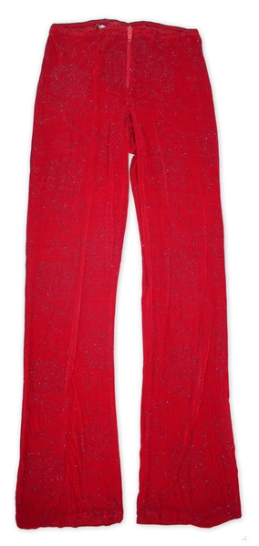 Prince Stage-Worn Red Costume -- Also Worn on the Album Cover of Prince's Album ''Newpower Soul''