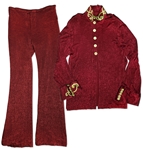 Prince Red & Gold Stage Costume