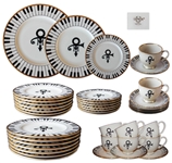 40 Piece Set of China From Princes Wedding -- Featuring Princes Love Symbol
