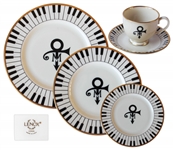 5 Piece Set of China From Princes Wedding -- Featuring Princes Love Symbol