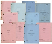 Lot of 10 Sanford & Son Scripts Owned & Annotated by Redd Foxx -- From All 6 Seasons -- From Redd Foxx Estate
