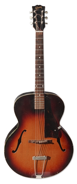 1959 Gibson L-Series Guitar Used by Prince to Compose & Record Early Demo Tracks -- Prince Was Famously Photographed With the Favorite Guitar in Early Promotions