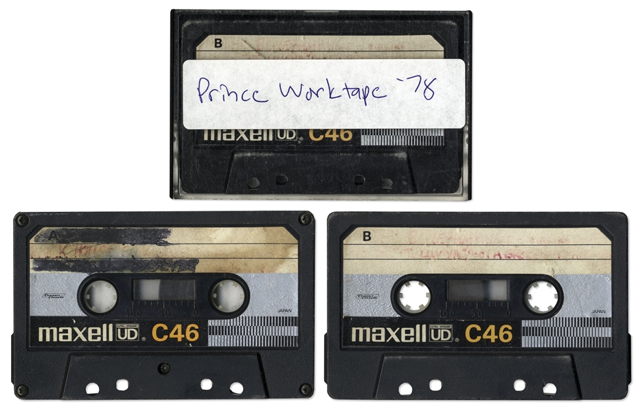 Amazing, One-of-a-Kind 1978 Cassette Tape Containing Six Early Songs by Prince -- Includes an Early Version of Sometimes It Snows in April -- From Former Prince Guitarist Dez Dickerson
