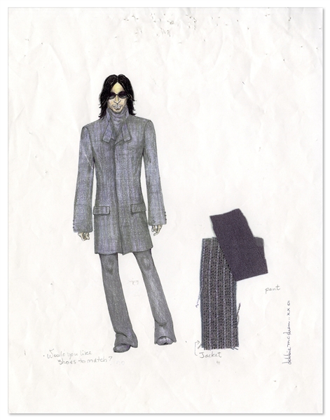 Prince Fashion Illustrations From Paisley Park -- With LOA From Prince's Fashion Collaborator