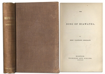 1855 Edition of The Song of Hiawatha by Henry Wadsworth Longfellow