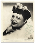 June Richmond Signed 8 x 10 Photo -- Signed To Wesley / Best Wishes / Sincerely, June Richmond -- Creasing to Margins, Very Good Condition