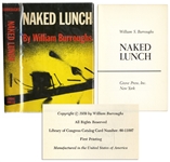 William Burroughs Naked Lunch First U.S. Printing -- With First State Dust Jacket