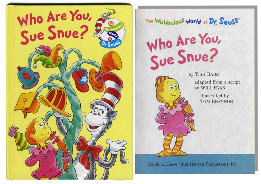 ''Who Are You, Sue Snue?'' First Edition, First Printing -- From ''The Wubbulous World of Dr. Seuss''