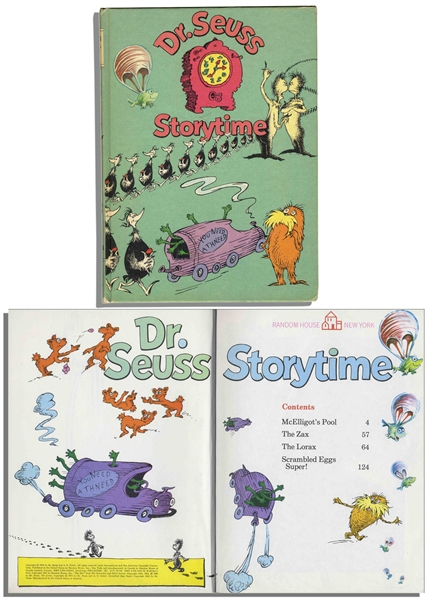 Rare Complete Collection of Four ''Dr. Seuss Storytime'' First Printings
