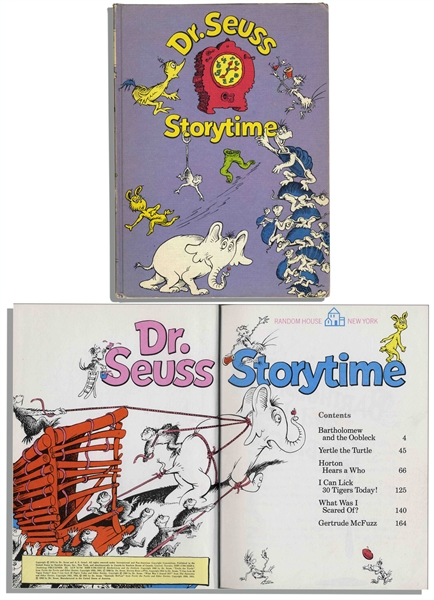 Rare Complete Collection of Four ''Dr. Seuss Storytime'' First Printings
