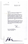 Dwight Eisenhower Funny Letter Signed Immediately Following His Presidency Regarding Retirement -- ...I hope to become one of the minor partners in a cattle raising venture...