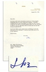 Dwight Eisenhower Typed Letter Signed -- ...It will be fun for the four of us [brothers] to get together... -- 1966