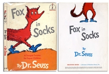 Dr. Seuss Fox in Socks First Edition, First Printing in Dust Jacket -- Near Fine