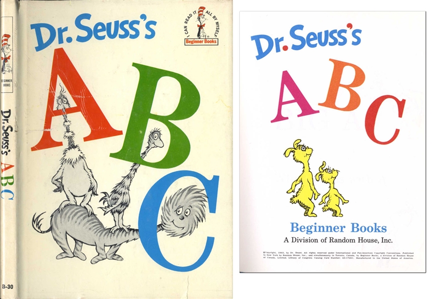 ''Dr. Seuss's ABC'' First Edition, First Printing