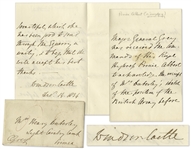Crimean War Letter to Mrs. Henry Duberley Regarding Duberleys Efforts at Sevastopol -- 1854