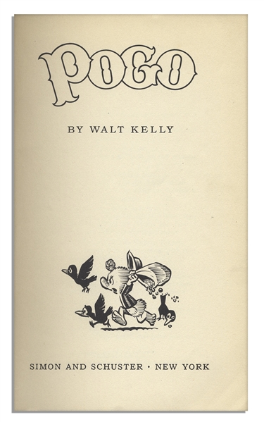 Walt Kelly Signed Copy of ''Pogo''