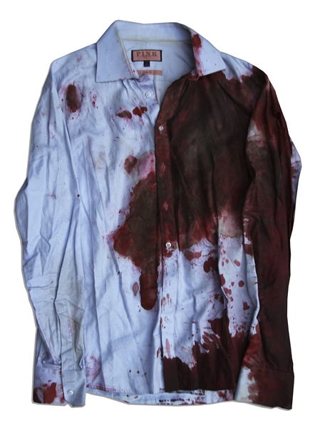 Bradley Cooper Screen-Worn Wardrobe From ''Limitless'' -- Heavily Distressed With Prop Blood
