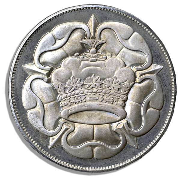 Edward, Duke of Windsor, Silver Memorial Medal Personally Owned by Duchess of Windsor Wallis Simpson