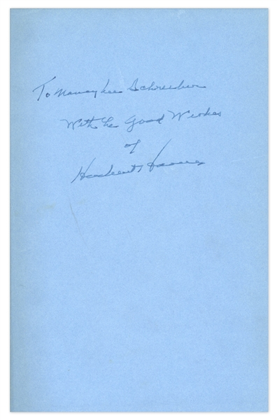 Herbert Hoover Signed Memoirs -- Set of 3 Books, All Signed