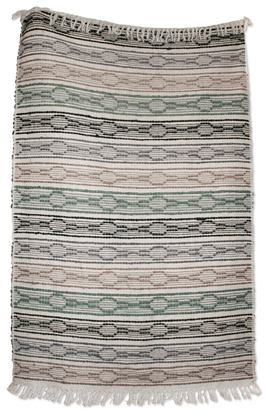 Flat-Woven Area Rug Owned by Jackie and John F. Kennedy